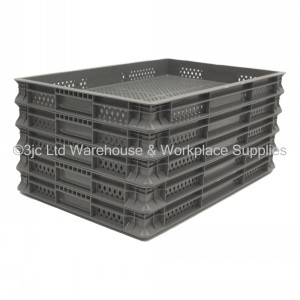 Heavy Duty Stacking Euro Box Vented 60cm 09 Litre